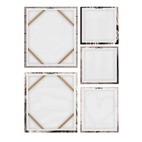 Art for the Home Canvas Set van 5 - Home Sweet Home - 80x60 cm - vtwonen shop