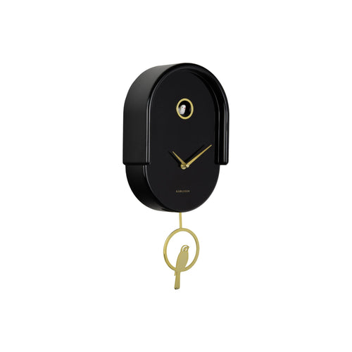 Karlsson wandklok Tweet - zwart - 20x8.5x42cm - vtwonen shop
