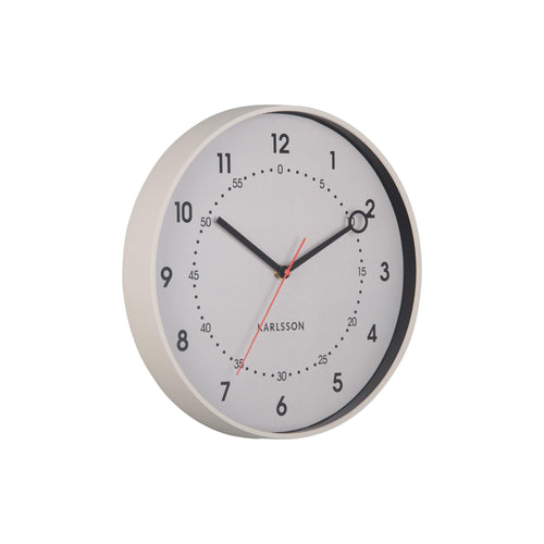 Karlsson wandklok Fresco - grijs - Ø31.5cm - vtwonen shop