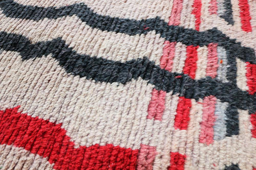AFK Living vloerkleed Berber - handgemaakt - Wol - 80 x 240 cm