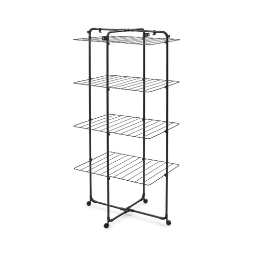 Brabantia HangOn Droogtoren, 30 meter - Matt Black - vtwonen shop