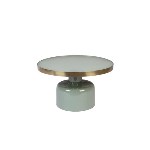 Zuiver Glam Salontafel Rond 60 cm Groen/ Goud - vtwonen shop