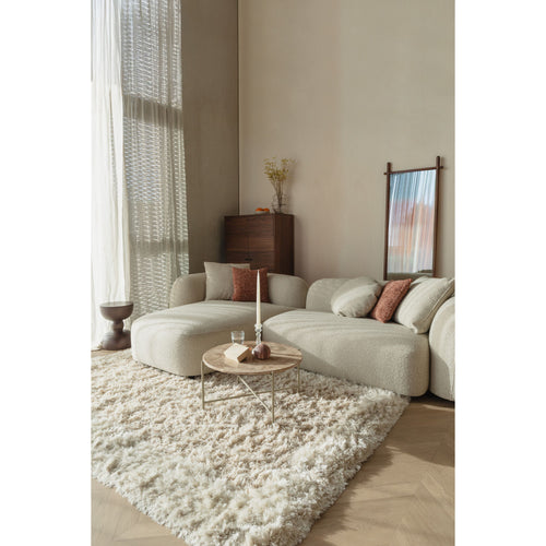 Housecraft Living Perry 3-Zitsbank Chaise Longue Links Beige