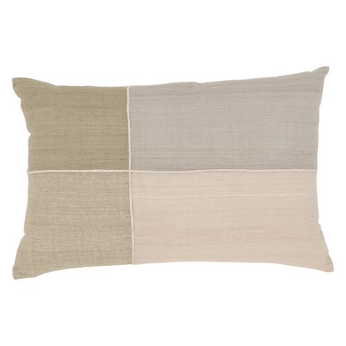 Urban Nature Culture kussen zijde Soft Blocks - 60x40cm - vtwonen shop