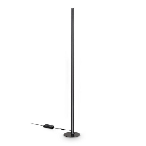 Ideal Lux DORICA Geïntegreerde LED-vloerlamp, zwart, 6000lm, 3000K, dimbaar