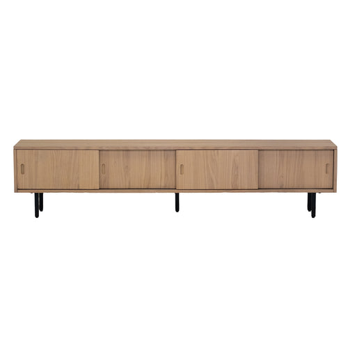 DÉJA Living Tv-Meubel Ilja - Metaal/Eikenhout - Naturel - 200cm - vtwonen shop