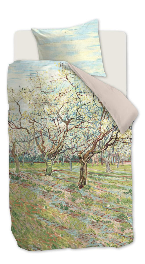 Beddinghouse x Van Gogh Museum dekbedovertrek Orchard - 140x200/220 cm - naturel - vtwonen shop