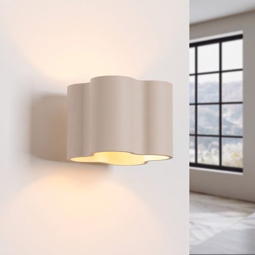Sollux Lighting Wandlamp OVIO taupe G9 - 12x14,5x10cm