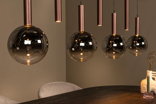 Lucide hanglamp JASMINE - Geïntegreerde LED - Koper