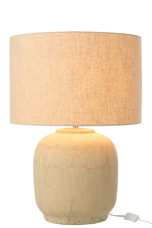 J-Line lamp Mia - keramiek/terracotta - beige - large