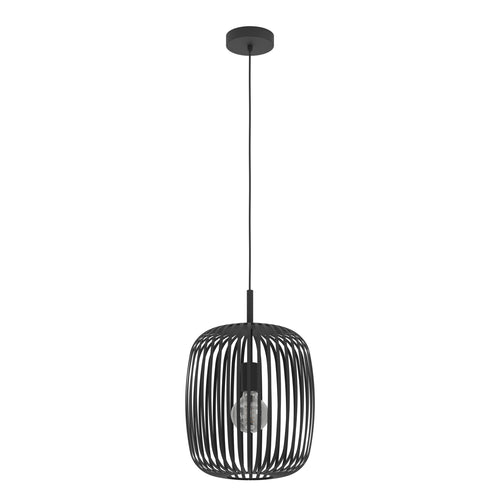 EGLO hanglamp Romazzina - e27 - ø 32,5 cm - zwart/geelkoper - vtwonen shop