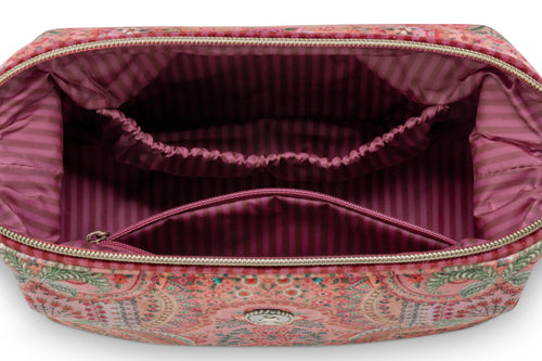 Pip Studio - Cooper Make-up Tasje Dames - Jabali - Rood - 22.5x9.5x15cm - vtwonen shop