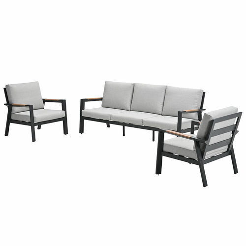 Garden Impressions loungeset Lissabon valley sand - 3-delig - vtwonen shop