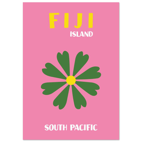 Artfulprints  Fiji - Island   poster A4 21x29.7 cm - vtwonen shop