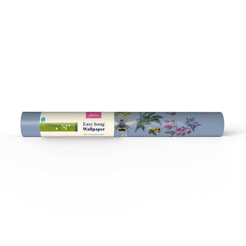 Joules Vliesbehang - Perfect Pollinators Haze - Blauw - 10mx52cm - vtwonen shop
