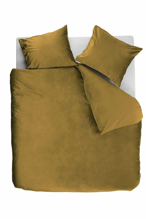 At Home by Beddinghouse Tender Dekbedovertrek - Tweepersoons - 200x200/220 cm cm - Goud - vtwonen shop