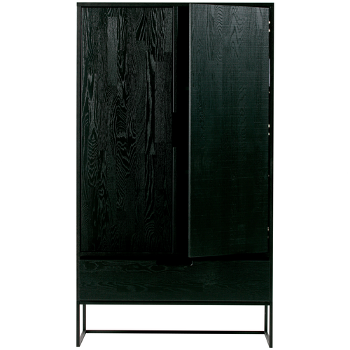 WOOOD 2-deurs kast Silas - Essen - Blacknight - 149x85x35 - vtwonen shop