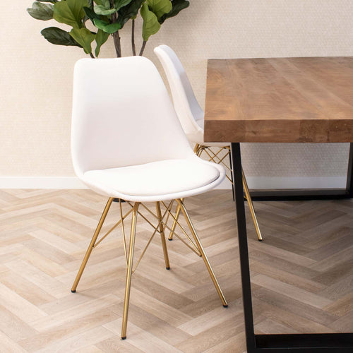 Kick kuipstoel Velvet - Ivoor - vtwonen shop