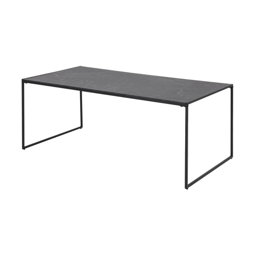 Lisomme Imke salontafel marmerlook antraciet - 120 x 60 cm - vtwonen shop