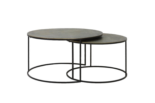 Light & Living tafel  - brons - 76x76x41 cm
