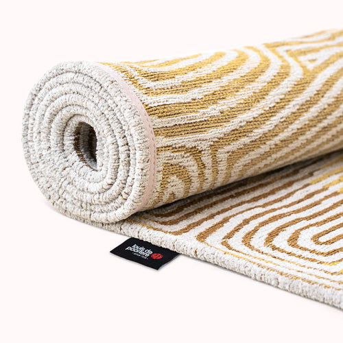 Louis De Poortere vloerkleed Yellow Hippy - geel - 240x340cm - vtwonen shop