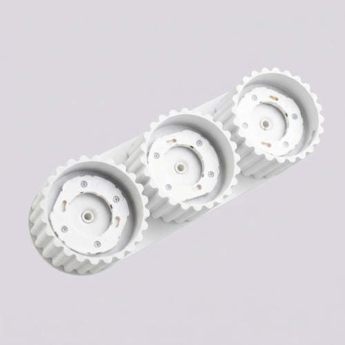 Sollux Lighting Plafondlamp AURA 3 wit Gx53 - 32,5x10x8cm