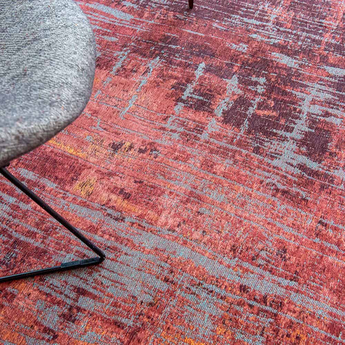 Louis De Poortere vloerkleed Nassau Red - rood - 140x200cm - vtwonen shop