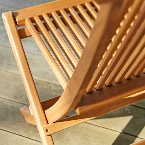 Tikamoon Set van 2 massief acaciahouten tuinstoelen - Bruin - vtwonen shop