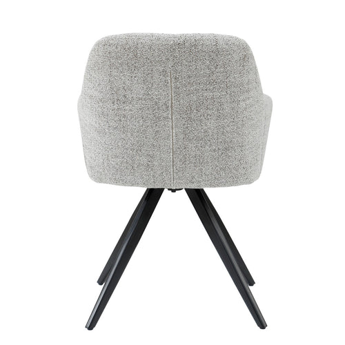 Livingfurn eetkamerstoel Tommy Bisque Oasis - Beige - Set van 2