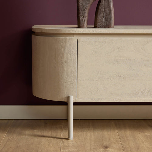 Starfurn Tv-meubel Excellent - Zandkleur Hout - 200x35x30cm