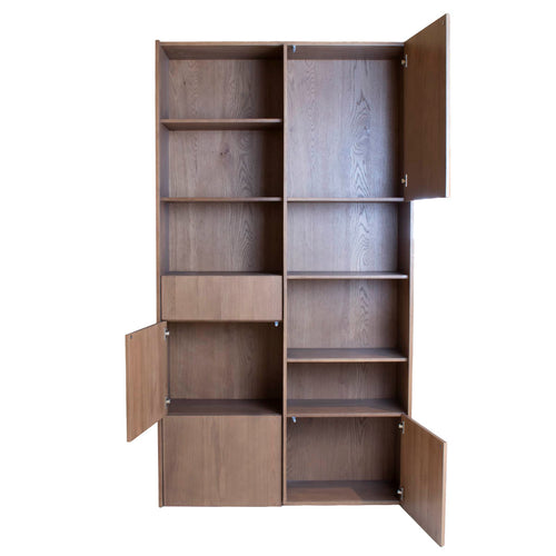 DÉJA Living Wandkast Ourense - Bruin Eiken - 120x40x200cm