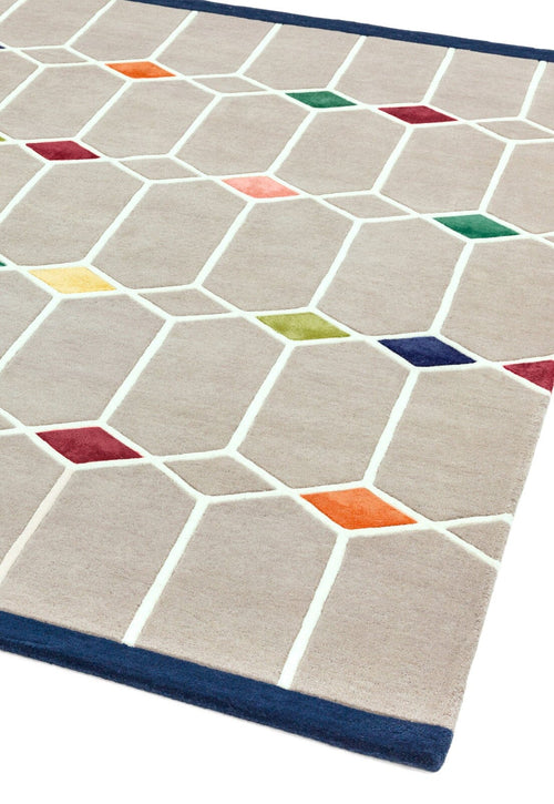 Vloerkleed MOMO Rugs Matrix MAX60 Jewel Grey 200x300 cm - vtwonen shop