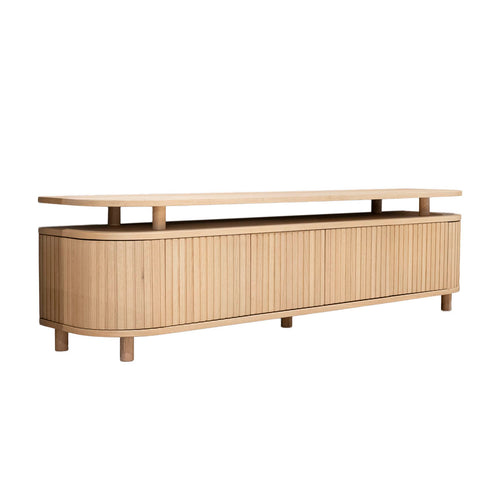 DÉJA Living Tv-meubel Seki - Naturel Eikenhout - 180x40x50cm