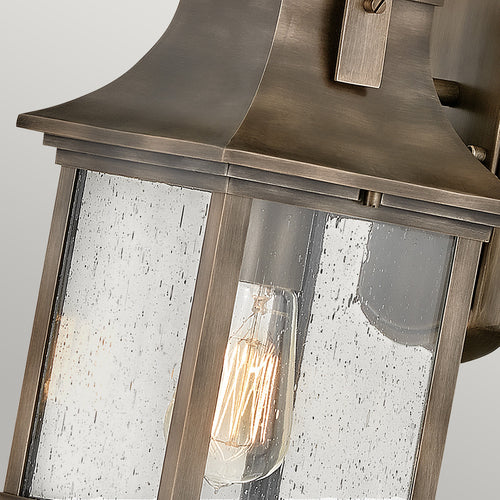 Elstead Hinkley Grant Outdoor Wandlantaarn Gebronsd Brons, IP44