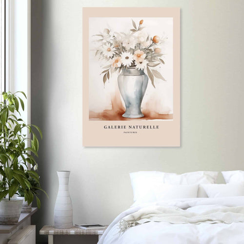 Artfulprints Poster Bloemen in vaas 3   - 70x100 cm - Meerkleurig