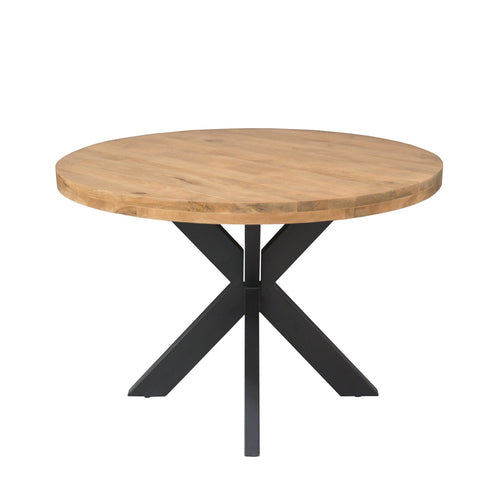 Starfurn Eettafel Dakota - Rond Naturel Hout - Ø110x76cm