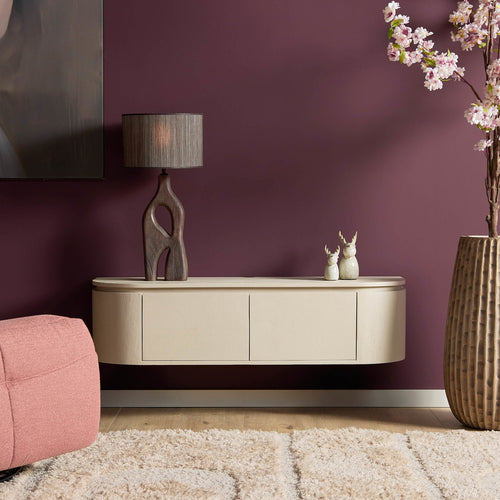 Starfurn Tv-meubel Excellent - Zandkleur Hout - 120x35x30cm