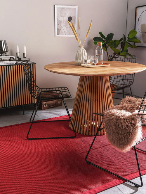 benuta sisal vloerkleed Sana - rood - 120x180 cm