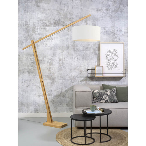 GOOD&MOJO vloerlamp Montblanc - bruin - Ø47cm - vtwonen shop