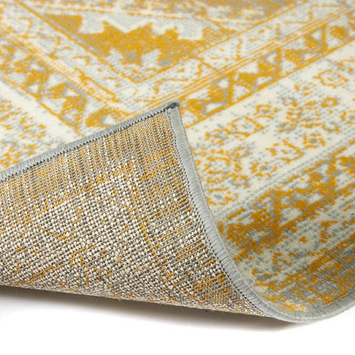 Interieur05 vintagen vloerkleed Aila - geel - 160 x 230 cm