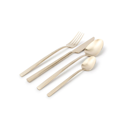 S|P Collection - Bestekset 16-delig mat goud Terno - vtwonen shop