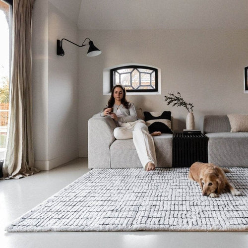 Interieur05 vloerkleed Rectangle - creme - 200 x 290 cm