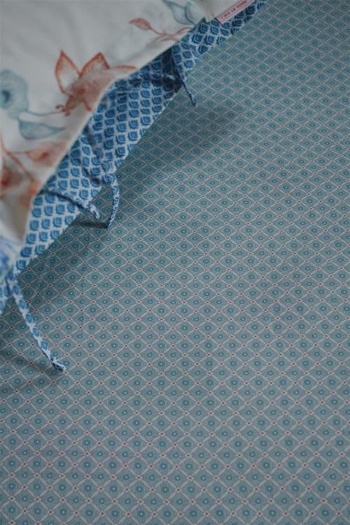 Pip Studio hoeslaken Startile - 90x200 cm - licht blauw - vtwonen shop