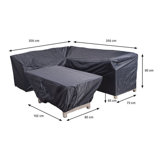 Garden Impressions Lounge dining hoes 205/255x73xH80-152x82xH65cm