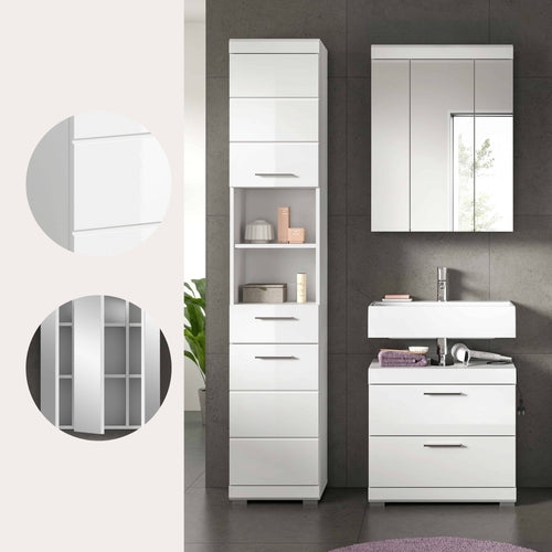 Furnilux Badkamercombinatie Scout 3-Delig - 112cm x 191cm x 37cm