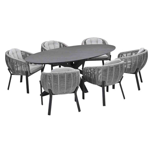 Garden Impressions tuinset Padula - Scot - Napoli grey - 230x115 - 7-delig - vtwonen shop