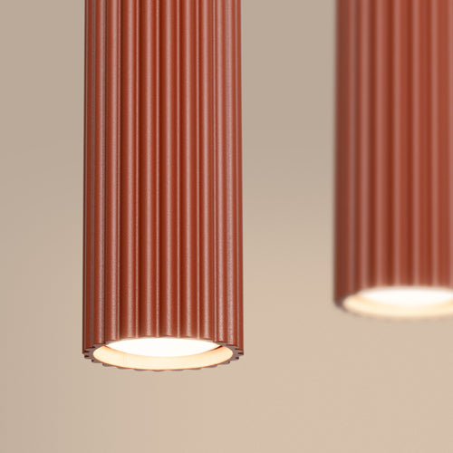 Sollux Lighting Hanglamp KARBON 4L rode oker - 81x5x120cm