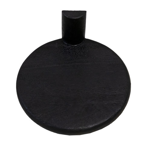 Giga Meubel Wandplank Febe - Zwart Mangohout - 25x25x20cm