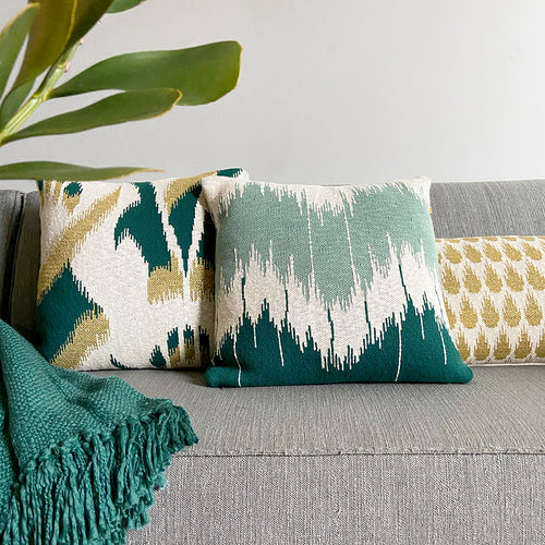 Malagoon plaid Lake - zeegroen - 125x150cm