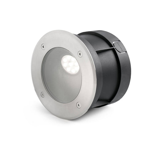 Faro Salt - LED buiten inbouwspot mat nikkel IP67